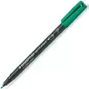 (318-5) STAEDTLER ROTULADOR PERMANENTE LUMOCOLOR 318 F VERDE