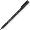 (318-9) STAEDTLER ROTULADOR PERMANENTE LUMOCOLOR 318-9 F NEGRO