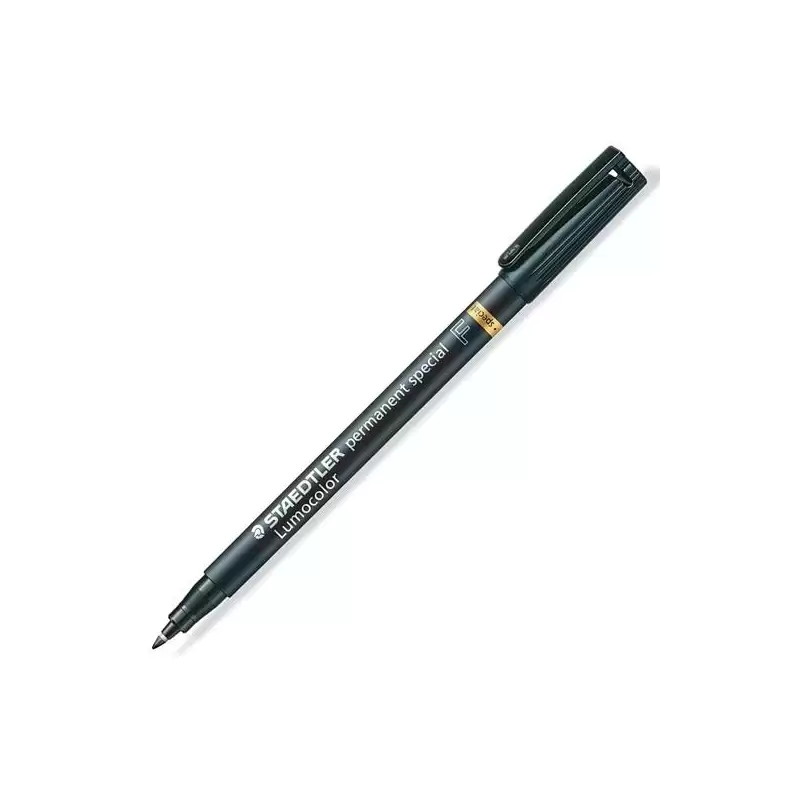 (319 F-9) STAEDTLER ROTULADOR ESPECIAL PERMANENTE LUMOCOLOR F NEGRO