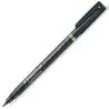 (319 F-9) STAEDTLER ROTULADOR ESPECIAL PERMANENTE LUMOCOLOR F NEGRO