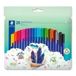 (323 C20) STAEDTLER ROTULADOR TRIPLUS COLOR 323 TRIANGULAR C/SURTIDOS ESTUCHE 20 UD