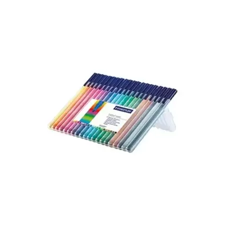 (323 SB20P1) STAEDTLER ROTULADOR PUNTA DE FIBRA TRIPLUS COLOR ESTUCHE 20 UNIDADES