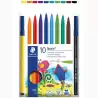 (326 C10) STAEDTLER ROTULADORES NORIS 326 C/SURTIDOS ESTUCHE 10 UD