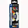 (344 C4) STAEDTLER MARCADOR DE TIZA LÍQUIDA LUMOCOLOR 344 C/SURTIDOS ESTUCHE 4 UD