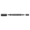(348 B-9) STAEDTLER MARCADOR PERMANENTE DÚO LUMOCOLOR 348 B DOBLE PUNTA FINA/BISELADA NEGRO