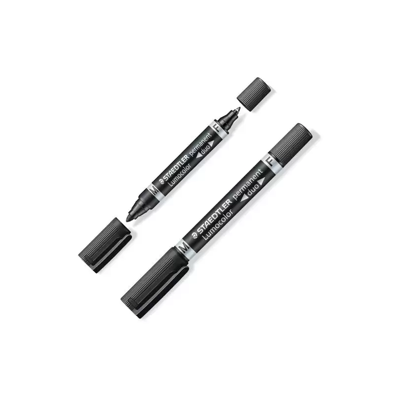 (348-9) STAEDTLER MARCADOR PERMANENTE LUMOCOLOR 348-9 NEGRO