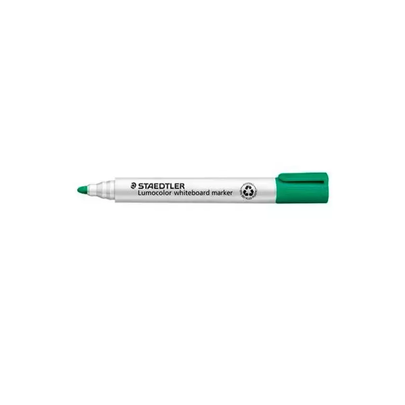 (351-5) STAEDTLER ROTULADOR PIZARRA-BLANCA LUMOCOLOR 351-5 PUNTA REDONDA VERDE