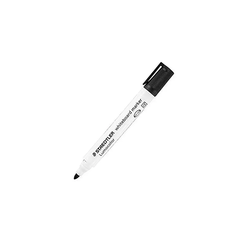 (351-9) STAEDTLER ROTULADOR PIZARRA-BLANCA LUMOCOLOR 351-9 PUNTA REDONDA NEGRO