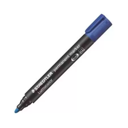 (352-3) STAEDTLER MARCADOR PERMANENTE LUMOCOLOR 352-3 AZUL