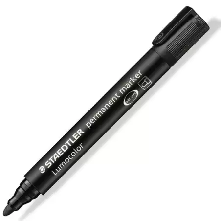 (352-9) STAEDTLER MARCADOR PERMANENTE LUMOCOLOR 352-9 NEGRO