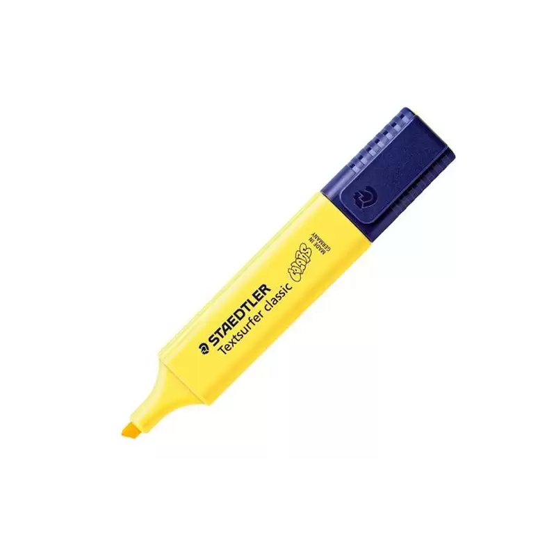 (364 C-100) STAEDTLER MARCADOR FLUORESCENTE TEXTSURFER CLASSIC PASTEL AMARILLO