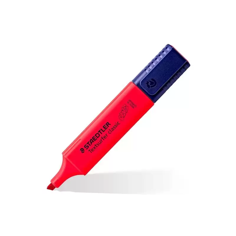 (364 C-200) STAEDTLER MARCADOR FLUORESCENTE TEXTSURFER CLASSIC ROJO INTENSO