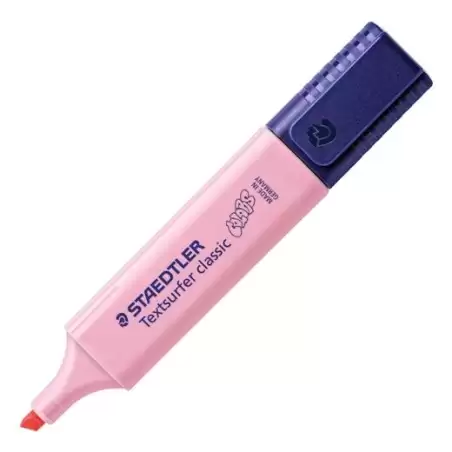 (364 C-210) STAEDTLER MARCADOR FLUORESCENTE TEXTSURFER CLASSIC PASTEL ROSA