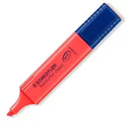 (364-2) STAEDTLER MARCADOR FLUORESCENTE TEXTSURFER CLASSIC ROJO