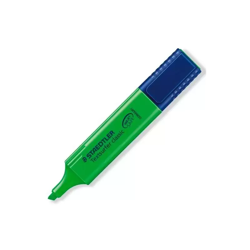 (364-5) STAEDTLER MARCADOR FLUORESCENTE TEXTSURFER CLASSIC VERDE