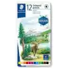 (146C M12) STAEDTLER LÁPICES DE COLORES DESING JOURNEY 146C C/SURTIDOS ESTUCHE METAL 12 UD