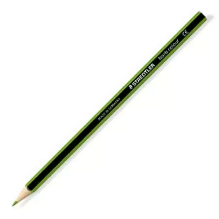 (185-5) STAEDTLER LÁPICES DE COLORES NORIS COLOUR MADERA WOPEX ECOLÓGICA VERDE