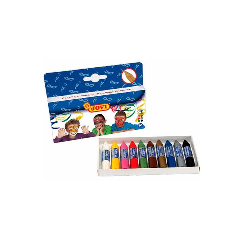 (176) JOVI ESTUCHE 10 BARRAS DE MAQUILLAJE EN BARRA 5