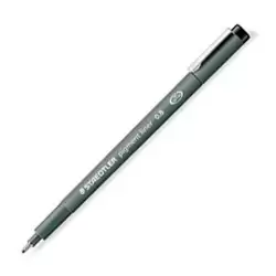 (308 005-9) STAEDTLER ROTULADOR CALIBRADO PIGMENT LINER 0.05MM NEGRO
