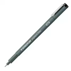 (308 01-9) STAEDTLER ROTULADOR CALIBRADO PIGMENT LINER 0.1MM NEGRO