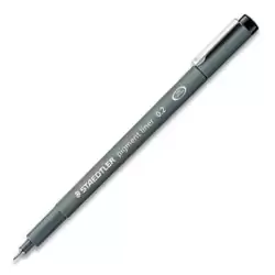 (308 02-9) STAEDTLER ROTULADOR CALIBRADO PIGMENT LINER 0.2MM NEGRO