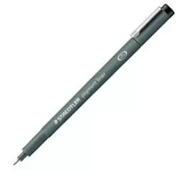 (308 04-9) STAEDTLER ROTULADOR CALIBRADO PIGMENT LINER 0.4MM NEGRO