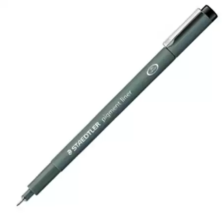 (308 04-9) STAEDTLER ROTULADOR CALIBRADO PIGMENT LINER 0.4MM NEGRO