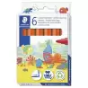 (340 C6-4) STAEDTLER ROTULADOR NORIS CLUB GRUESO NARANJA ESTUCHE 6 UD