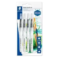 (949-SBK4-C) STAEDTLER PINCELES DE AGUA 949 CON PUNTAS DIFERENTES BLISTER 4UD