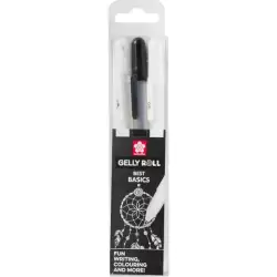 (POXPGBMIX3B) TALENS SAKURA BOLÍGRAFOS GELLY ROLL MIXED ESTUCHE DE 3 TRANSPARENTE/NEGRO/BLANCO