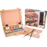 (02840510) TALENS VAN GOGH SET BÁSICO CAJA DE MADERA 10 TUBOS DE 40ML PINTURAS AL ÓLEO + ACCESORIOS C/SURTIDOS