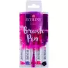 (11509910) TALENS ECOLINE ROTULADORES BRUSH PEN PUNTA PINCEL VIOLETA ESTUCHE 5 UD