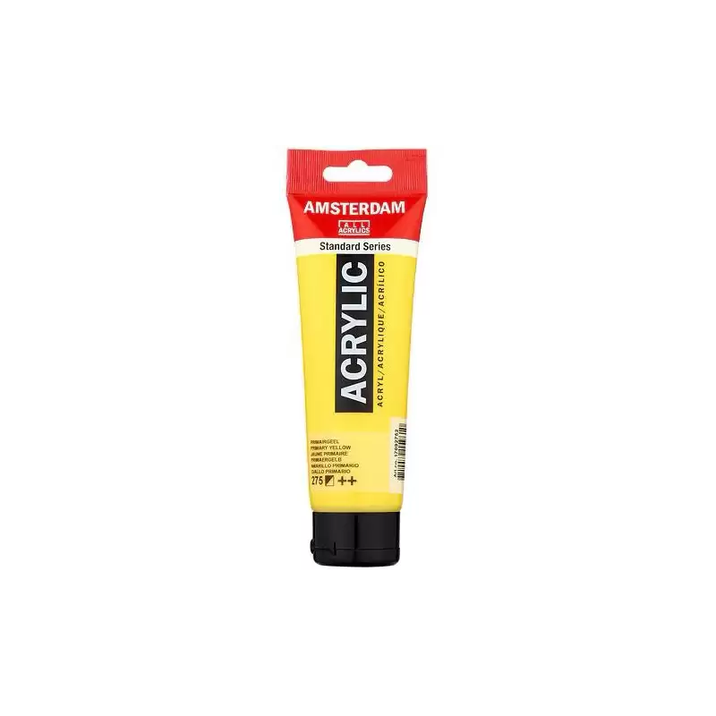 (17092752) TALENS AMSTERDAM STANDARD SERIES COLORES ACRÍLICOS TUBO 120ML AMARILLO PRIMARIO