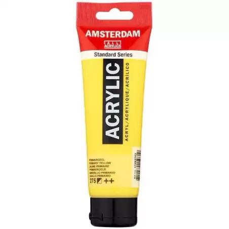 (17092752) TALENS AMSTERDAM STANDARD SERIES COLORES ACRÍLICOS TUBO 120ML AMARILLO PRIMARIO