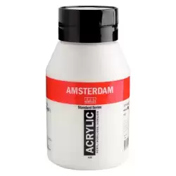 (17711052) TALENS AMSTERDAM STANDARD SERIES COLORES ACRÍLICOS BOTE 1000ML BLANCO DE TITANIO