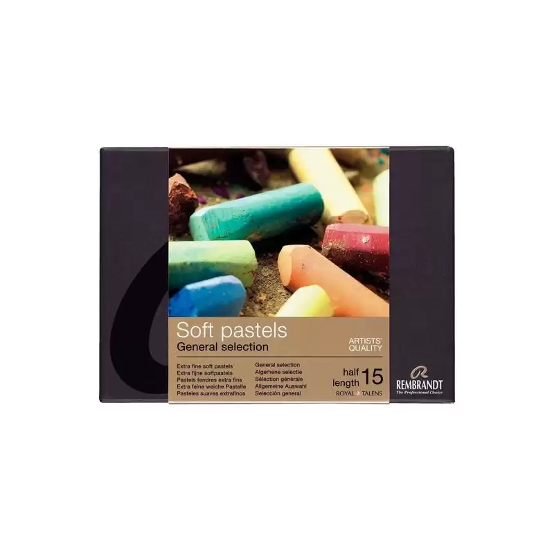 (31823108) TALENS TIZAS REMBRANDT 300C15.5 COLORES PASTELES SUAVES SET INICIACIÓN 15 UD