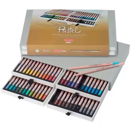 (8840H48) TALENS BRUYNZEEL LÁPICES DE COLORES PASTEL C/SURTIDOS ESTUCHE DE LUJO 48 UD