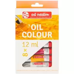 (9020108M) TALENS ART CREATION SET ÓLEO TUBO 12ML SURTIDO ESTUCHE 8 UD