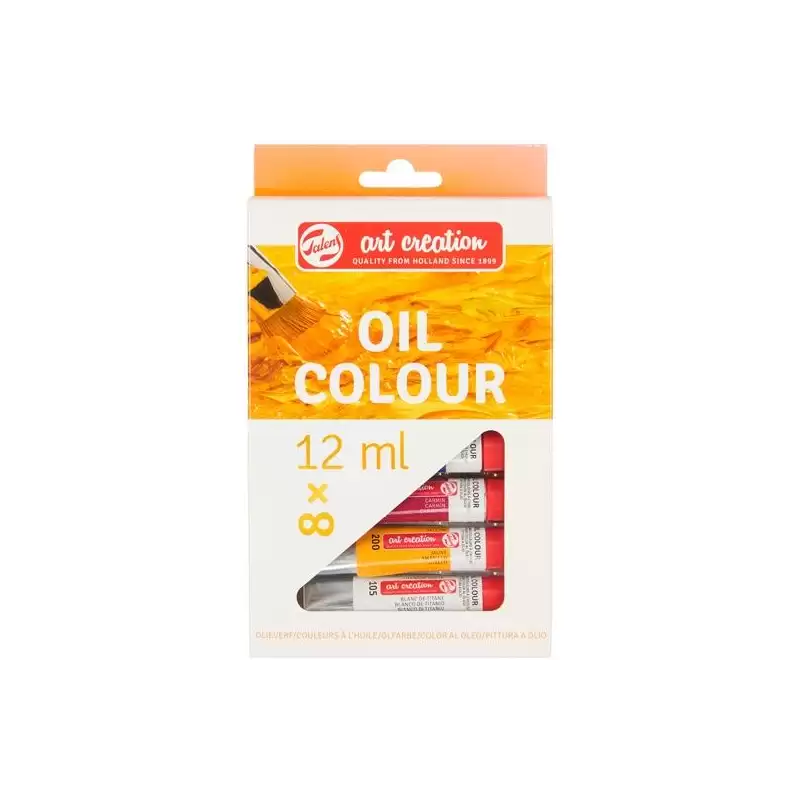 (9020108M) TALENS ART CREATION SET ÓLEO TUBO 12ML SURTIDO ESTUCHE 8 UD