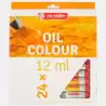 (9020124M) TALENS ART CREATION SET ÓLEO 24 TUBOS X 12ML COLORES SURTIDOS