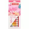 (9021712M) TALENS ART CREATION PINTURA ACRÍLICA TUBO 12ML COLORES SURTIDOS ESTUCHE 12 UD