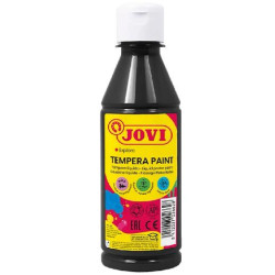 (50230) JOVI TÉMPERA LÍQUIDA NEGRO BOTELLA DE 250ML