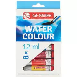 (9022008M) TALENS ART CREATION SET DE ACUARELAS TUBO 12ML C/SURTIDOS ESTUCHE 8 UD