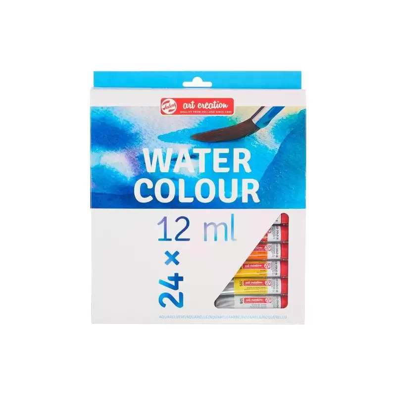 (9022024M) TALENS ART CREATION SET DE ACUARELAS 24 TUBOS DE 12ML COLORES SURTIDOS
