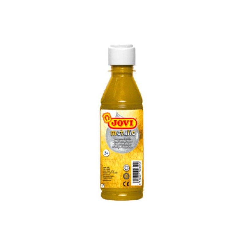 (50238) JOVI TÉMPERA LÍQUIDA METALLIC ORO BOTELLA DE 250ML