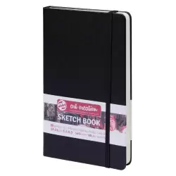 (9314002M) TALENS ARTS CREATION CUADERNO BOCETOS 13X21CM 80H 140GR NEGRO