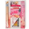 (PO200040) TALENS ART CREATION SET ACRÍLICO 12 TUBOS X 12ML COLORES SURTIDOS