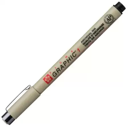 (XSDK149) TALENS SAKURA ROTULADOR PIGMA GRAPHIC 1 1.0MM NEGRO