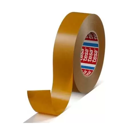 (51571-00000-00) TESA CINTA ADHESIVA DOBLE CARA DE FIBRA SIN TEJER 50MX19MM TRANSPARENTE
