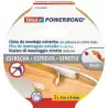 (55714-00000-02) TESA CINTA ADHESIVA DE MONTAJE ESTRECHA DOBLE CARA POWERBOND 2 ROLLOS 9MM X 5M TRANSPARENTE